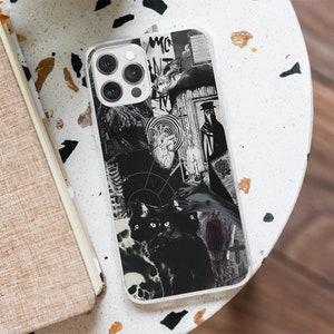 Weird Gore Moodboard MagSafe Phone Case, Dark Aesthetic Collage Phone Cover, Gothic Witch Art Aesthetic, iPhone 15 14 13, Samsung S24 S23, witch core gift, creepy collage, dark academia gift, dark arts, gothic girl gift, skull goth case, grunge gift