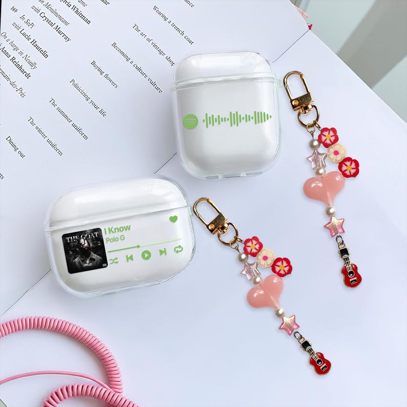 Custom Music Plaque AirPods Case with Charm Personalized Album Cover Pro 3 Gen 4 Personalized photo song plaque case, guitar inspired phone charm keychain, custom music keychain, Personalized Photo Song Plaque Clear AirPods Cover music player cover, favorite song favorite artist cover, playlist case, music band fanmade design case, carabiner clip case, song name airpods case with music themed keychain, minimal music icon case, airpods pro 3 2 case, airpods gen 1 2 3 4 case, red heart phone charm