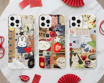Japanese Moodboard MagSafe Phone Case, Anime Art K-drama Cover iPhone 17 16 15 Samsung