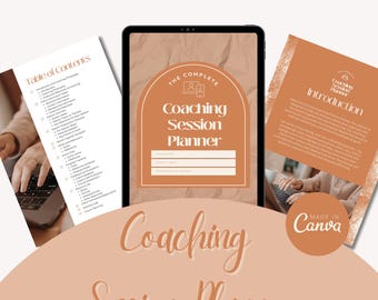 Planificateur de séances de coaching | Suivi de session client | Ressources pour entraîneurs | Feuilles de travail de la boîte à outils du coaching | Progrès de l'objectif du client | Boîte à outils pour entraîneurs
