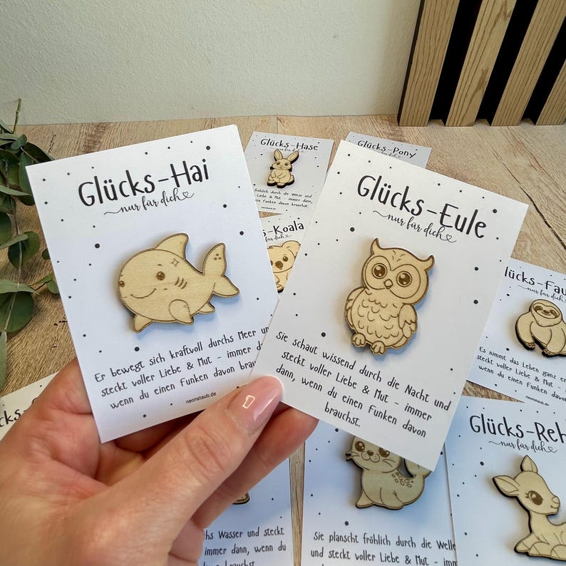Pocket Hug Gift | Lucky Charm | Pocket Hug | Lucky Charm for Starting School, Kindergarten, or School | Farewell Gift for Children and Friends image 8