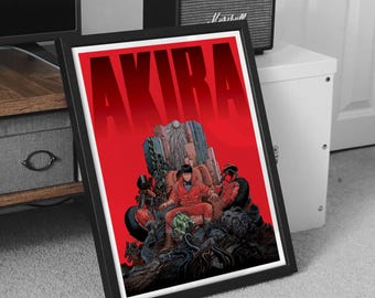 『AKIRA 』ポスター　88年　大友克洋　アニメ　映画　金田　鉄雄　非売品 アキラ、大友克洋、1988年 - 高品質アニメレトロ映画ポスター