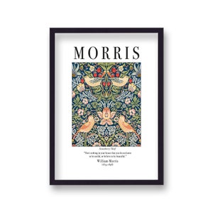 William Morris Erdbeerdieb Vintage Kunstdruck