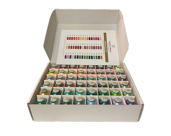 Sakura Stickgarn: 48 Farben, 1000 Yard Polyester Stickgarn