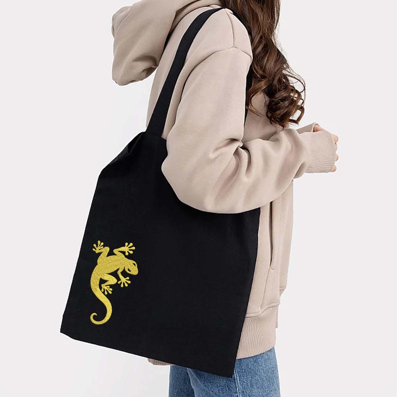 Lizard Machine Embroidery Design: Reptile Sewing Pattern (instant ...