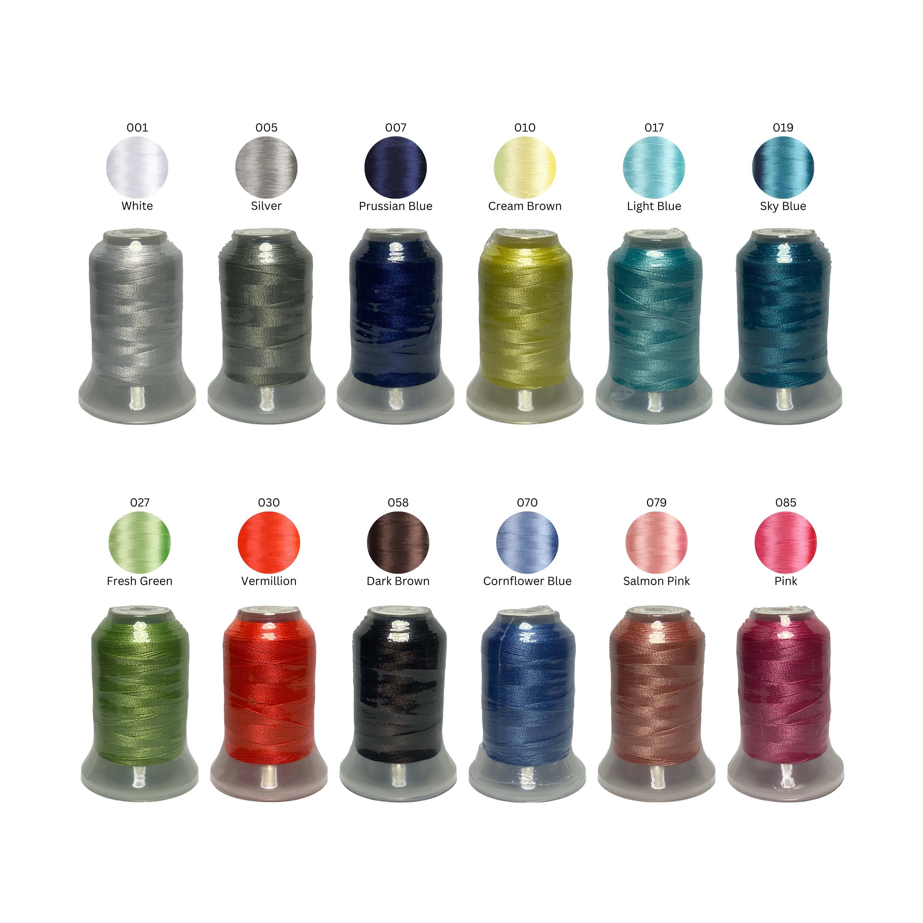 Brother Colors Single Spool 500M (550yd) Polyester Embroidery Machine ...