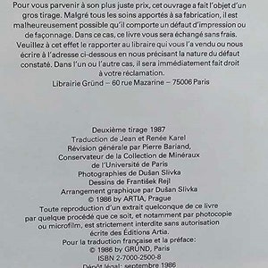 La Gran Enciclopedia de Minerales Gründ 1987 Segunda impresión Usado imagen 2