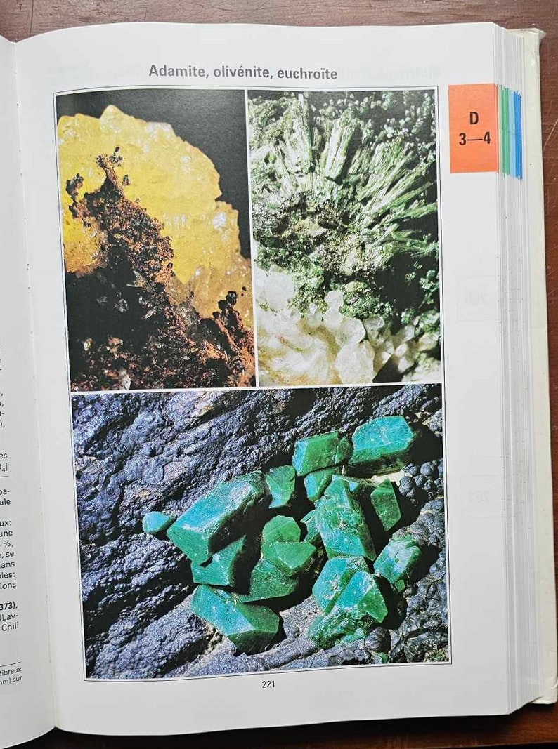 La Gran Enciclopedia de Minerales Gründ 1987 Segunda impresión Usado imagen 6