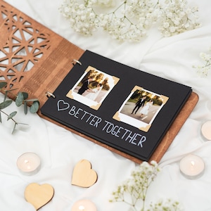 Wedding Photo Album Personalized, Handmade Photo Album, Personalized Wedding Guest Book, Wedding Reception Guestbook, Wedding Signing Book