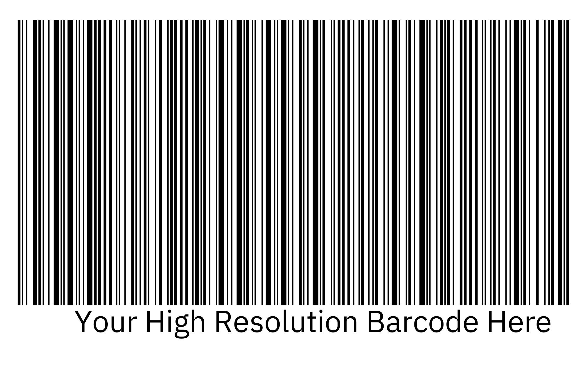 Printable Custom Barcodes 24-up on A4 or US Letter, Thermal 2-up, 3-up ...