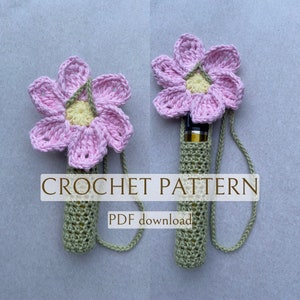 Crochet flower vape/lip balm/pen holder pattern