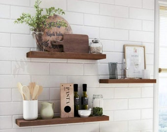 Living Room Floating Shelf , Wooden Shelf , Floating Shelf , Bathroom Shelf , Living Room Decor,Book Shelf,Wood Shelf,Wall Decor,Home Decor