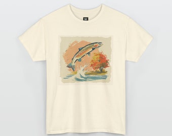 Fish t-shirt, Western style tee, Unisex graphic