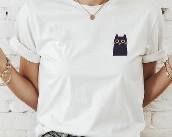 Cute cat t-shirt, Unisex graphic tee