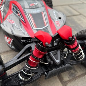 Arrma Typhon 6S shock cap covers and shock tower protectors. (Choose your color)