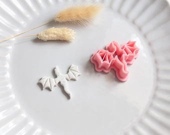 Dragon polymer clay cutter dragon embossed clay cutter polymer clay tools clay accessories fantasy cutter witchy clay cutters clay tools