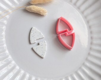 Set di taglia-gioielli in argilla polimerica con diamanti intrecciati, strumenti per goffratura, taglia-orecchini fai da te, taglierine per argilla affilate, strumenti per argilla