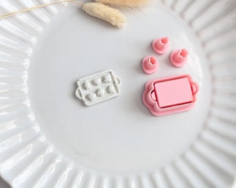 Christmas cookies polymer clay cutter mini clay cutters embossing tools jewellery making supplies model making supplies diorama making tools