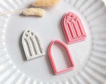 Gothic window polymer clay cutter set window frame polymer clay cutter set witchy clay cutters gothic clay cutters elegant clay cutters diy