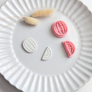 Tagliapasta per argilla polimerica a forma di anguria, tagliapasta estivi per argilla, strumenti per goffratura, forniture per la creazione di gioielli, tagliapasta carini per argilla, strumenti per gioielli, strumenti per argilla