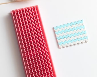 Zigzag stripe tool polymer clay striping tool checkerboard clay tool polymerclay embossing tools polymer clay cutters clay earrings diy