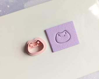 Cute frog polymer clay cutter animal clay cutters embossing tools jewellery making supplies spring clay cutters summer clay cutters cute diy