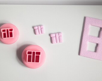 Christmas present polymer clay cutter jewellery making supplies gift clay cutter winter clay cutters cute clay cutter embossing tools