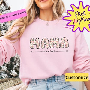 Mama comfort colors sweatshirt,mama dada sweatshirts,comfort color sweatshirt,comfort color custom sweatshirt,auntie sweatshirt,color blast