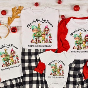 Family Christmas Pajamas, Matching Christmas Shirts,Personalized Christmas Shirt, Custom family Christmas Shirt,  Toddler Christmas Shirt