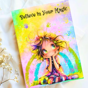 Personalized Journal for Girls, Custom Kids Notebook, Kids Journal, Custom Name Journal, Gift for Niece Birthday, Custom Girls Dream Diary