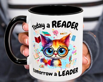 Caneca personalizada para amantes de livros, presente para ávido leitor, presente personalizado para leitores, presente literário personalizado, produtos para fãs de livros, presente para colega de trabalho, caneca de café para bibliotecária, presente para mãe