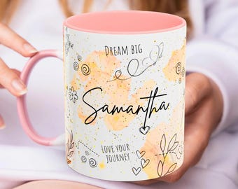 Personalized Affirmation Mug – Daily Mental Health Reminder Cup, Self Care Gift for Her, Best Friend or Mother’s Day Coffee Cup