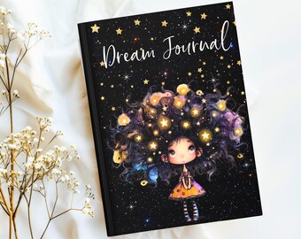 Dream Journal Grimoire, witch dream journal, New dream journal, Women prayer, Celestial Journal, Custom Notebook For Women, Gift for Her