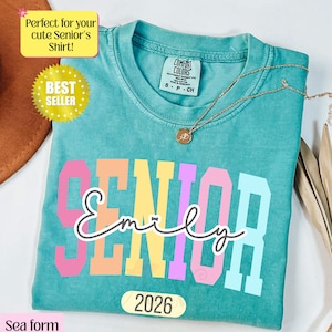 Comfort Colors® Class Of 2026 Handprint Shirt, 2039 Graduation Shirt, Gift for New Student First Day of School, Grow With Me Photo Day Shirt