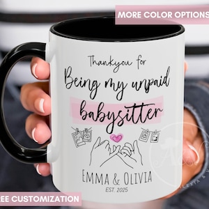 Custom Aunt Name Mug, Aunt Birthday Gift, Est 2025, Bae Mug, Pregnancy Announcement Cup, Camp Mug Soon To Be Auntie Gift, Custom Name Mug