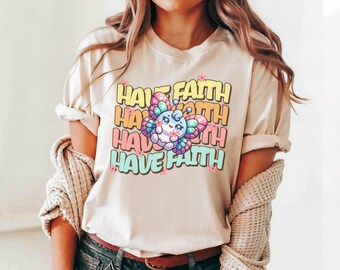 Faith Shirt Women, Faith Shirt for women, Faith Shirts, Cross Shirt, Christian Faith Shirt for Women, Cute Faith Shirt,Christian Faith Shirt