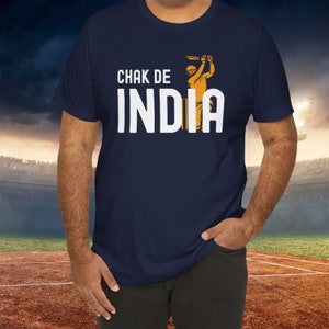 Shirt Indiase cricket, cadeau cricket, T-shirt India cricket, cadeau vader, cricketfan, cadeau voor hem, vader, broer, vriend, shirt wedstrijd
