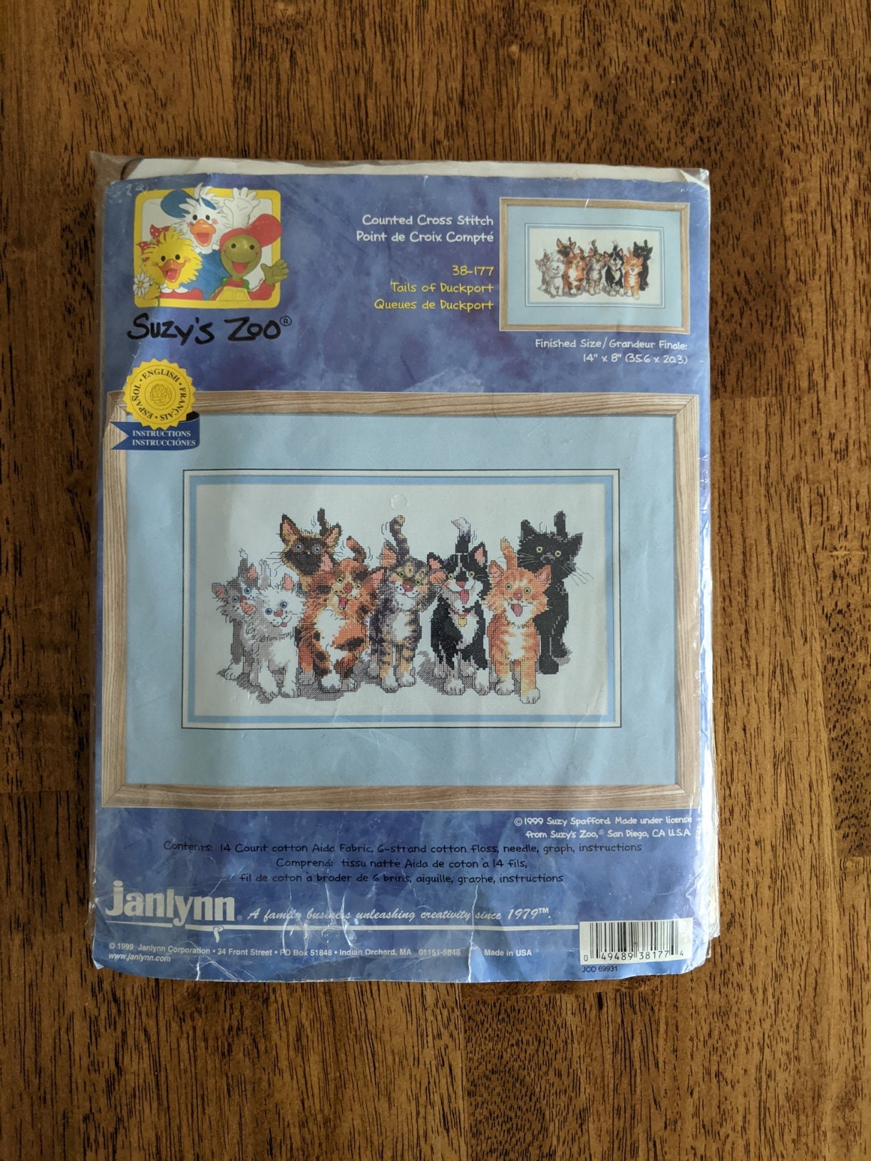 Vintage Janlynn Cross Stitch Kit - Etsy