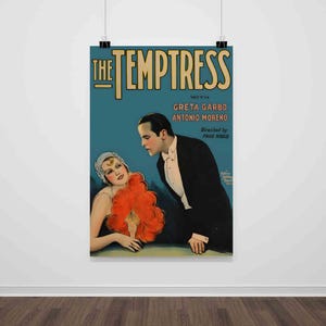 Classic Cinema Art: The Temptress 1926 Poster - Instant Download Vintage Movie Print