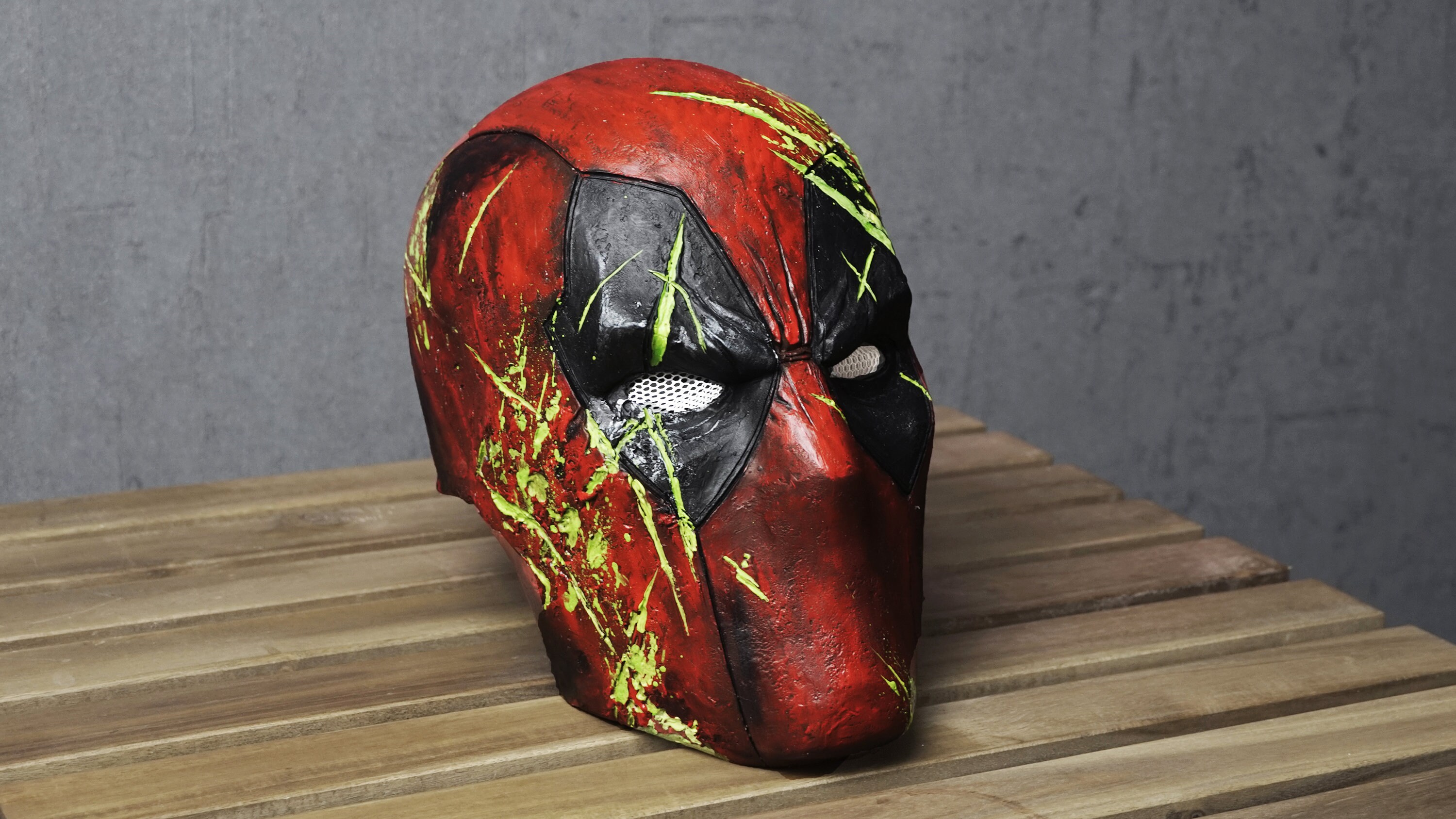 Deadpool Helmet for Cosplay Inspired by Superhero Movie. Deadpool