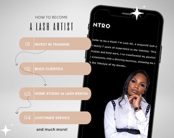 How to Become a Lash Artist | Step by Step Guide | Digital Download for Beginners