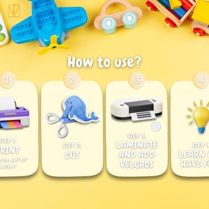 Busy Book Printable Toddler Busy Book Learning Binder Homeschool Resources Preschool Activities Quiet Book Kids Children Book Digital DL image 9