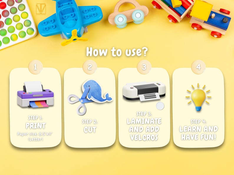 Busy Book Printable Toddler Busy Book Learning Binder Homeschool Resources Preschool Activities Quiet Book Kids Children Book Digital DL image 9