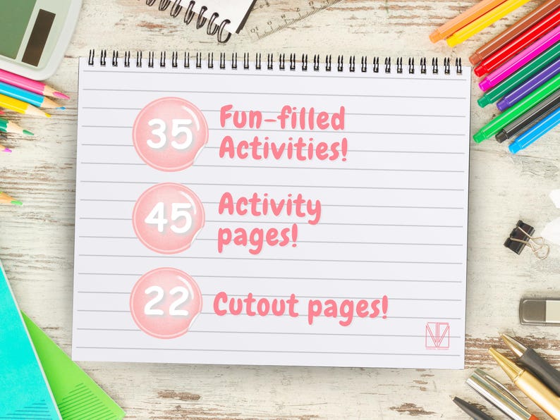 Busy Book Printable Toddler Busy Book Learning Binder Homeschool Resources Preschool Activities Quiet Book Kids Children Book Digital DL image 3