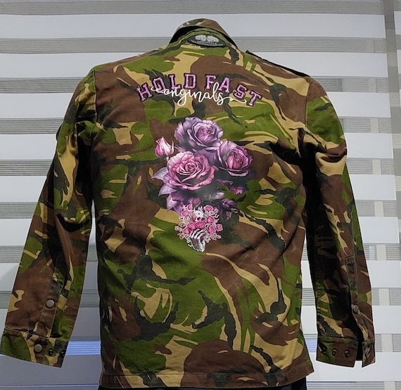 Designer camouflage jacket clearance
