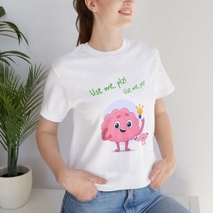 Camiseta Brain Power: Camiseta motivacional para el pensador inteligente