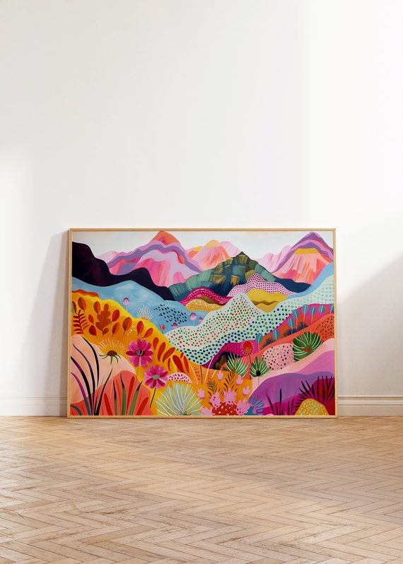 K｜テクスチャーアート 抽象画　絵画　壁掛け　インテリア　ニュアンスアート 抽象的な山の壁アート、香りのよいモダンアート、抽象アート、デジタル