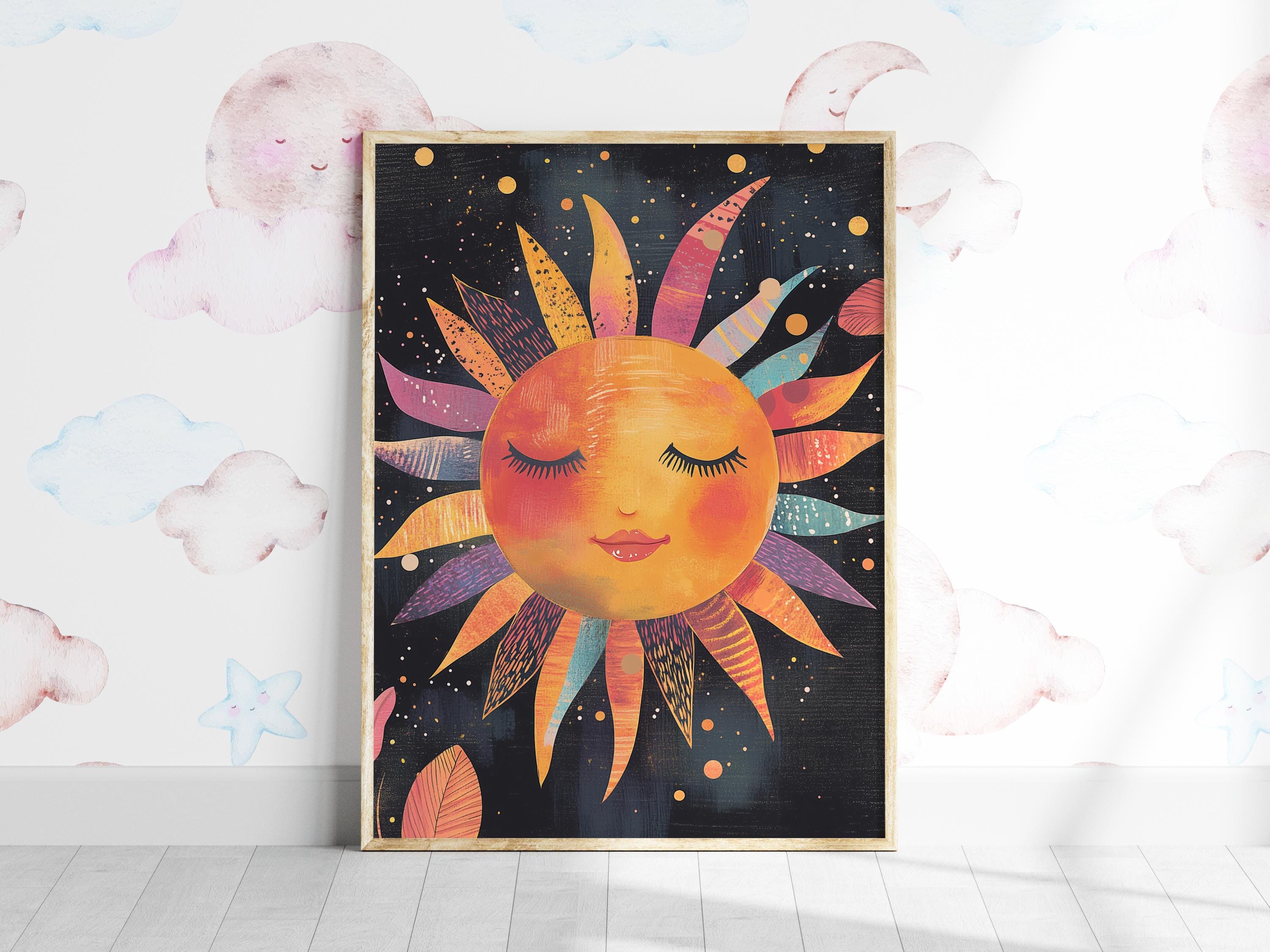 Sunshine Nursery Art Print, Kids Room Decor (digital Download) - Etsy
