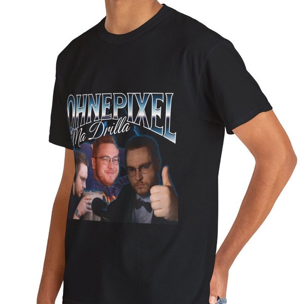 Chemises unisexes OHNEPIXEL RETRO, Chemise vintage ohnePixel | T-shirts pour fans ohnePixel | ohnePixel rétro des années 90 | ohnePixel Merch Gift, CSGO, CS2