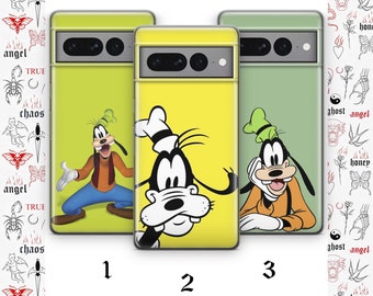 Goofy 1 Phone Case Cover For Google Pixel 6 6A 7 7A 8 8A 9 9A 10 Pro XL Models Disney Cartoon Dog Character Goof Funny Comics Doggy Pluto